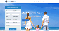 Desktop Screenshot of insurancebrokersusa.com