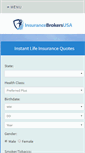Mobile Screenshot of insurancebrokersusa.com